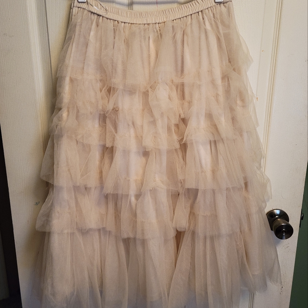 Tiered Tulle Skirt